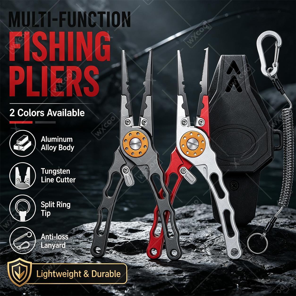 Fishing Hook Remover - 다기능 알루미늄 합금 낚시 플라이어, 훅