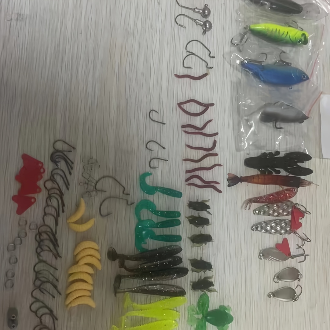 133개 프리미엄 낚시 미끼 세트, 낚시 장비 및 용품 - Fishing Hook Jig 리뷰 및 가격